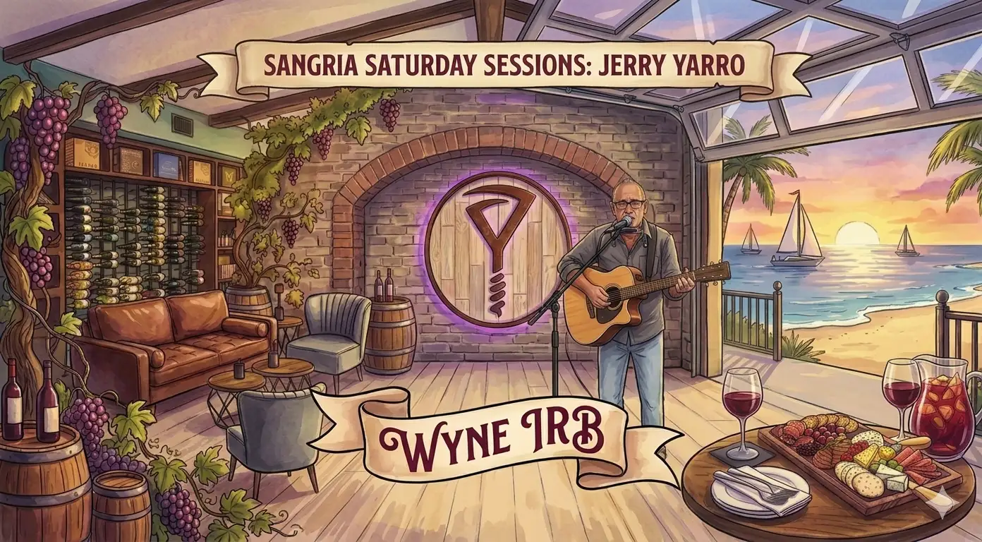 Sangria Saturday at WYNE IRB featuring Jerry Yarro