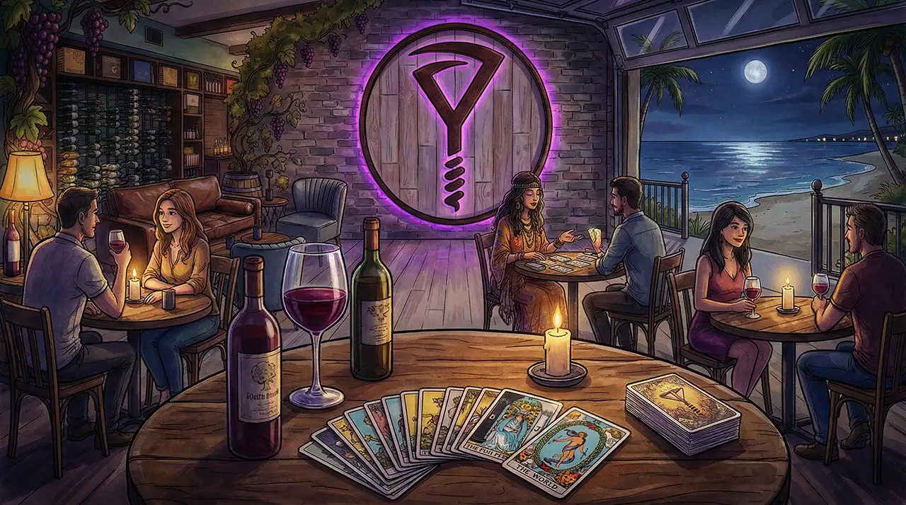 Sips and Signs Tarot Readings at WYNE IRB